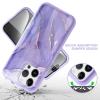 Phoona 360-Degree Case for iPhone 15 Pro Max 6.7-inch, Full-Body Cover with Built-In Screen Protector, Aesthetic Pattern, Clear Front and Back view 2