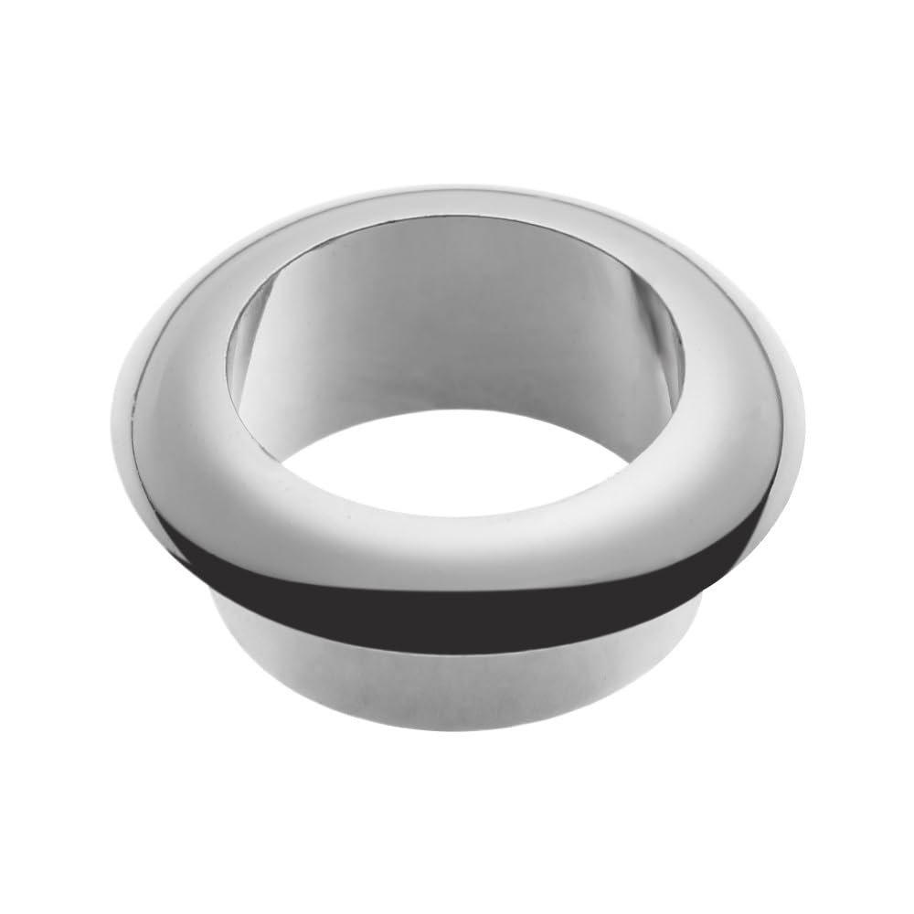 Desk Cable Grommet, Decorative Wire Hole Cover, Silver, 25 mm
