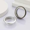 Desk Cable Grommet, Decorative Wire Hole Cover, Silver, 25 mm view 3