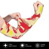 Yyoretp Cooling Arm Sleeves with Lobster and Crab Pattern, Sun Protection, Black, One Size view 3