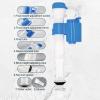 Toilet Cistern Repair Kit with Flush Valve and Button Set, High-Pressure 20 cm view 3