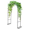 Metal Garden Rose Arch, Black, 140 x 40 x 230 cm view 1