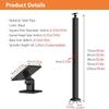 LQSYBHD Square Stair Posts with 270° Adjustable Top Bracket, Metal Railing Posts, 100 cm/39.3 in, 2-Pack view 2