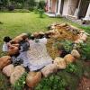9.8 x 9.8 ft HDPE Rubber Pond Liner, 7.9 mm Thick, for Koi Ponds, Waterfalls, Fountains, and Water Gardens (Size: 3 x 8 m) view 4