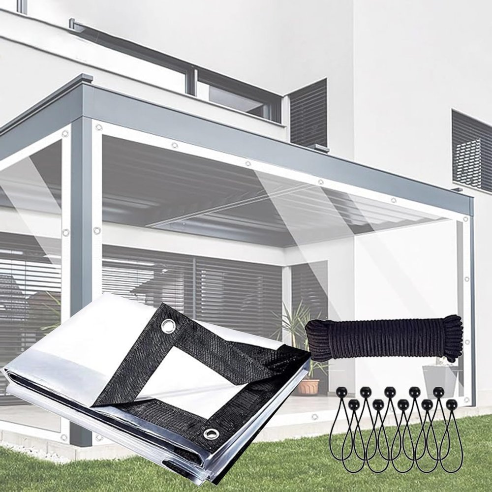 Thick, Waterproof, Transparent Tear-Resistant Tarp
