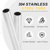 Sourcing Map 304 Stainless Steel Tube, 15 mm OD, 1 mm Wall, 406.4 mm Long view 4