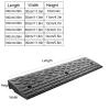 BALQOIFD Rubber Curb Ramp, Car Ramp, Portable Driveway Ramp with Sturdy Grid Structure, Non-Slip, 30 x 12 cm view 3