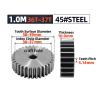 1M36-Tooth Spur Gear Pinion for 1M37 Rack, 45 Steel CNC Industrial Gear view 2