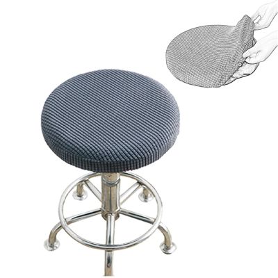 YNJJKA 2-Piece Round Stool Covers, Stretchable Washable Swivel Stool Covers (K23, 80–85 cm)