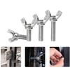 CYJAZNHH 10-Piece Stainless Steel Wing Screws, Hand-Tightening Fasteners for DIY, Machinery and Electronics (M4 x 25 mm) view 3