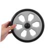 Black Shopping Cart Wheels, 2-Pack, ABS and EVA view 3