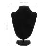 DECOMELODY Velvet Necklace Display Stand, Height-Adjustable view 2
