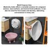 Foldable Postpartum Sitz Bath for Hemorrhoid Relief with Sealed Drain Outlet (White) view 3