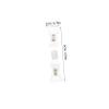 DIYEAH 8 Transparent Rotatable Plastic Sign Holder Clips, Small Double-Sided Price Tag Holders view 2