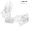 DIYEAH 8 Transparent Rotatable Plastic Sign Holder Clips, Small Double-Sided Price Tag Holders view 3
