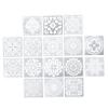 AKOOSY Flower Mandala Stencils, 16-Piece Reusable PET Craft Templates view 1