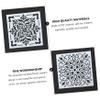 AKOOSY Flower Mandala Stencils, 16-Piece Reusable PET Craft Templates view 3