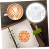 AKOOSY Flower Mandala Stencils, 16-Piece Reusable PET Craft Templates view 4
