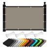 Waterproof Shade Sail 1.8 x 3 m, Rectangular, Taupe view 1