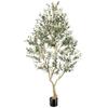 FEELEAD Artificial Olive Tree, 240 cm, with Olives view 1