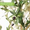 FEELEAD Artificial Olive Tree, 240 cm, with Olives view 2