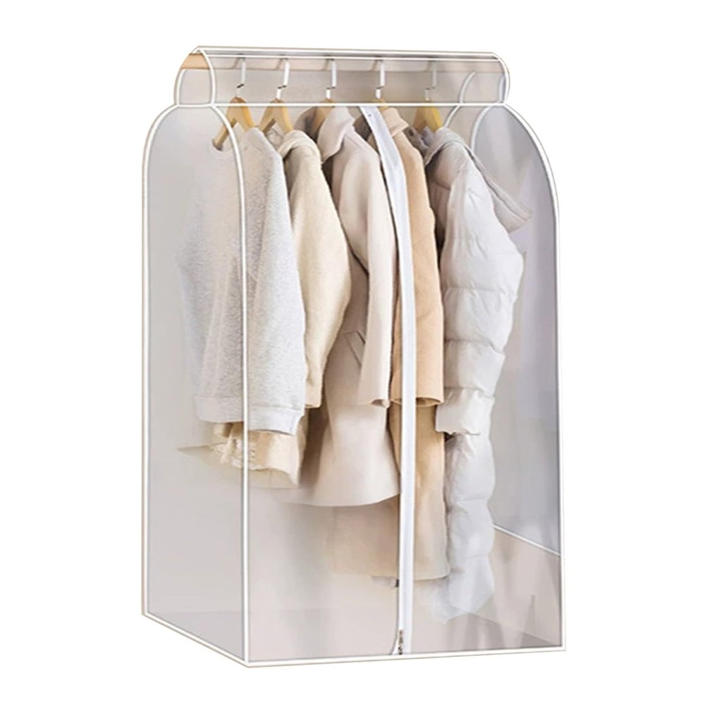 JLLEIZYZ Garment Bags, PEVA with Metal Zipper, 60 x 50 x 120 cm