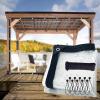 Transparent Waterproof Vinyl Tarp with Eyelets view 1