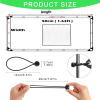 Transparent Waterproof Vinyl Tarp with Eyelets view 2