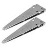 HOLIDYOYO 2-Pack 250 mm Heavy-Duty Galvanized Strap Hinges for Wooden Gates, Garden Gates, Sheds, and Doors view 1