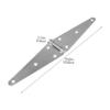 HOLIDYOYO 2-Pack 250 mm Heavy-Duty Galvanized Strap Hinges for Wooden Gates, Garden Gates, Sheds, and Doors view 2