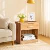LEADZM 2-Piece Nightstand Set, Simple Bedside Tables view 4