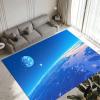 Blue Short-Pile Rug, 50 x 80 cm, Waterproof, Washable, Non-Slip view 1
