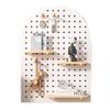 Wooden Pegboard Wall Organizer Set view 1