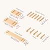 Wooden Pegboard Wall Organizer Set view 4