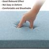 Long Indoor Bench Cushion for Wood Benches, Non-Slip, Beige, 120 x 30 x 5 cm view 2