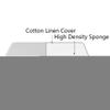 Long Indoor Bench Cushion for Wood Benches, Non-Slip, Beige, 120 x 30 x 5 cm view 4