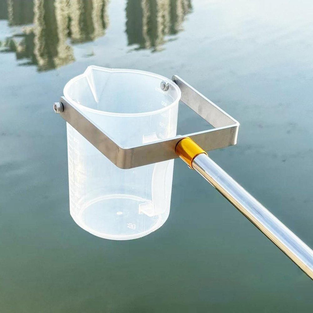 Telescoping Stainless Steel Water Sampler with Plastic Scoop