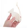 32-Piece Fish-Shaped Wooden Cutouts for Crafts view 3