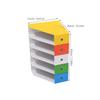 Paper Desktop Storage Rack for Office Documents view 2