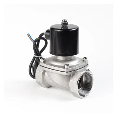 304 Stainless Steel Normally Closed Solenoid Valve 1/2" 3/4" 1", AC 24 V DC 12 V, Water DN15 DN20, IP65, Fast Response (1/2", DC 24 V)