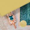 Sun Shade Sail 45 x 800 cm, 98% UV Protection, Privacy and Wind Screen, Rectangular, Taupe view 3
