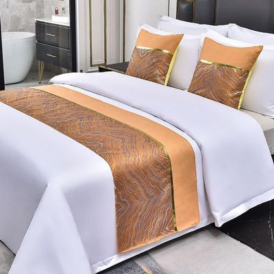 European-Style Jacquard Bed Runner, Luxury Retro Throw, Soft Textured Bedspread for Hotels, Bedrooms, Weddings, Twin, Queen, and King Beds
