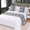European-Style Jacquard Bed Runner, Luxury Retro Throw view 1