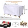 Waterproof Patio Furniture Cover 295 x 80 x 75 cm, 420D Oxford, Silver view 3