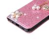Glitter PU Leather Wallet Flip Case for Samsung Galaxy S22 Plus, Pink view 2