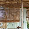 Outdoor Bamboo Reed Roll-Up Blind, Light-Filtering Sunshade view 4
