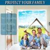 Universal Mosquito Net for Doors & Windows, Magnetic Curtain with Hook-and-Loop Tape, Balcony, Basement, Living Room, White, 155 x 270 cm view 4
