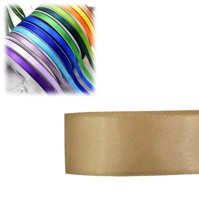 HSTWODE 1 Roll 100-Yard Satin Ribbon, 1 cm Wide, Double-Sided Decorative Ribbon for Gift Wrapping and Wedding Decorations (8072#)