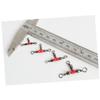 UPKOCH Red Three-Way Fishing Swivels for Fresh and Salt Water view 3
