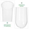 Hydroponic Glass Test Tube Vases, 4-Piece Set for Plants, Transparent view 3
